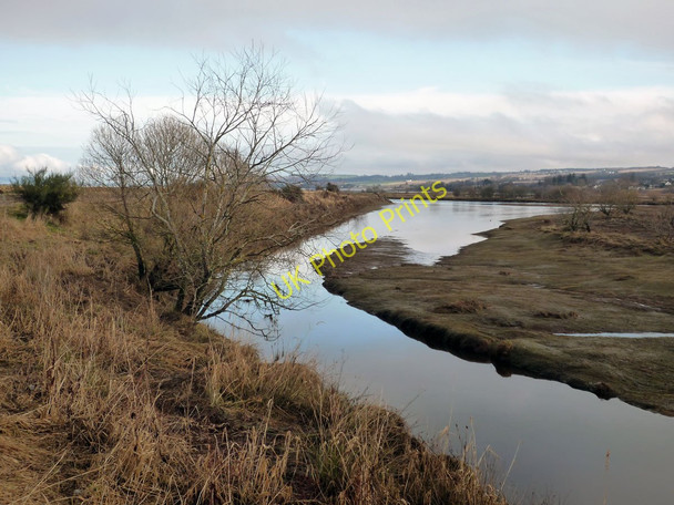 Photo 6"x4" Part of the network of water channels where the River Conon enters the Cromarty Firth Dingwall\/NH5458 c2011