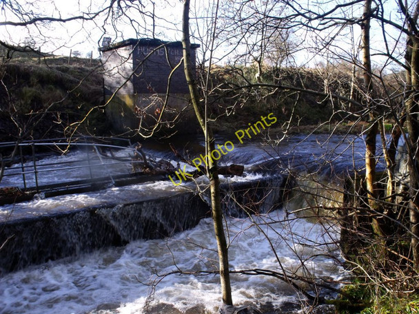 Photo 6"x4" River Carron, Langhill Weir Fankerton c2011 P1