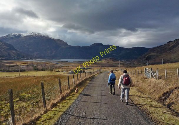 Photo 6"x4" Approaching the start of the road up Strath Croe Carn-gorm c2011