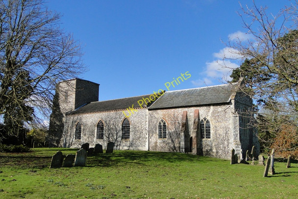 Photo 6"x4" Helhoughton All Saints' church Helhoughton c2010