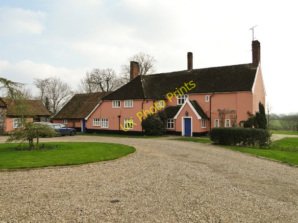 Photo 6"x4" Colston Hall, Badingham Bruisyard c2011