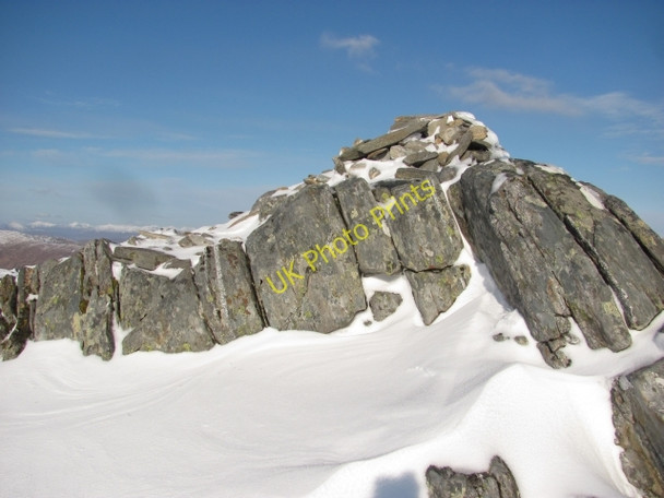 Photo 6"x4" Summit cairn, A' Ghlas-bheinn A' Ghlas-bheinn c2011