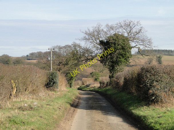 Photo 6"x4" Country road south of South Acre South Acre c2011