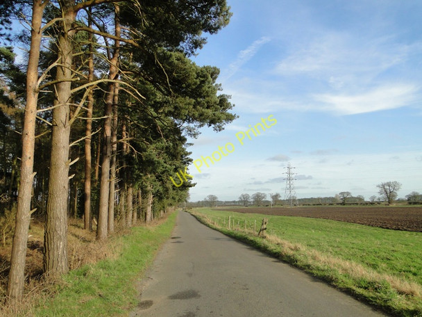 Photo 6"x4" Road beside the bronze Age Barrow at Weasenham Woods Weasenham All Saints c2011