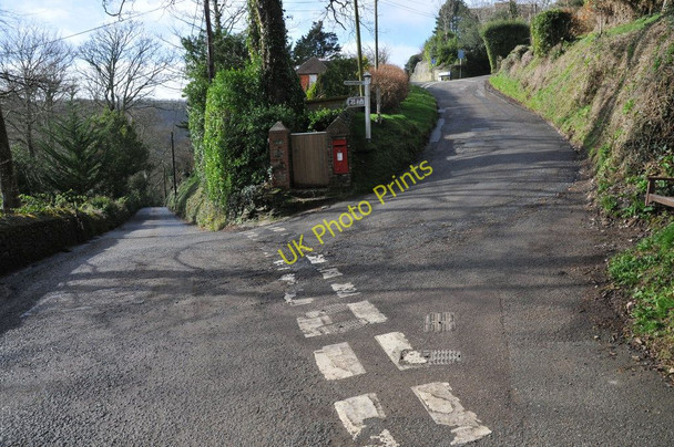 Photo 6"x4" Moult Road junction Salcombe c2011