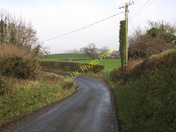Photo 6"x4" Sharp bend near the upper end of the Derryoge Road Kilkeel c2011