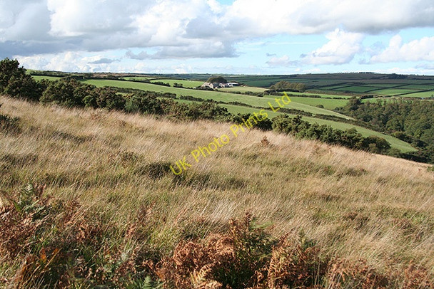 Photo 6"x4" West Anstey: towards Lyshwell Farm Hawkridge c2006