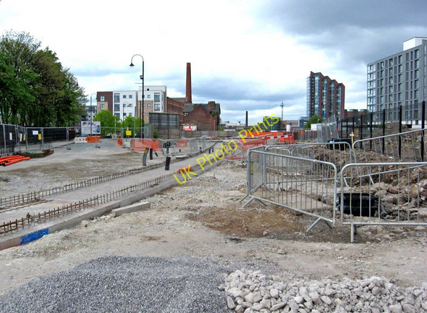 Photo 6"x4" Manchester Metrolink construction near Pollard Street Manchester c2010