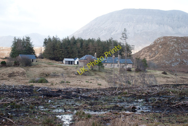 Photo 6"x4" Lochstack Lodge Lochstack Lodge c2011