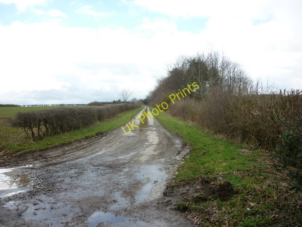 Photo 6"x4" The way to Mill Farm, Sledmere Sledmere c2011