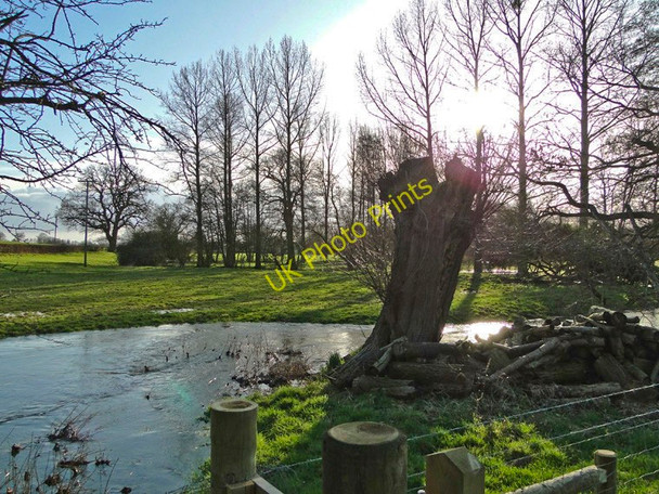 Photo 6"x4" View of the River Alde and marshes Benhall Street c2011