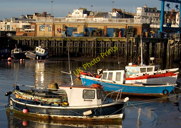 Photo 6"x4" Low tide, Bridlington Harbour Bridlington c2011