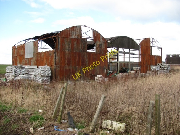 Photo 6"x4" Rusting buildings, RNAS Crail Crail c2011