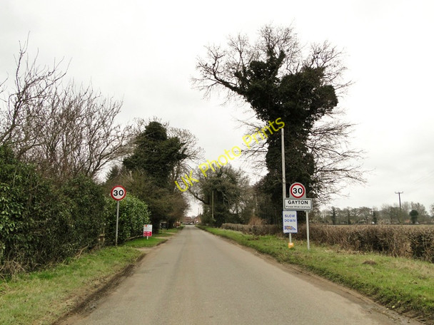 Photo 6"x4" Welcome to Gayton on Winch Road Gayton\/TF7219 c2011
