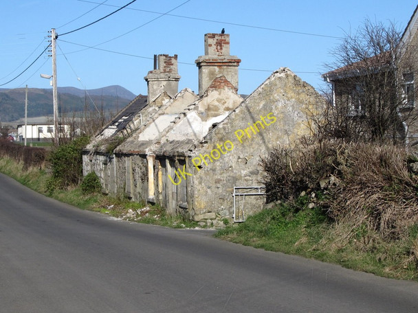 Photo 6"x4" Derelict cottage on Kitty's Road Kilkeel c2011