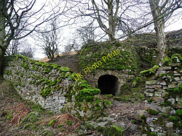 Photo 6"x4" Ruined lime kiln among trees Ivelet c2011
