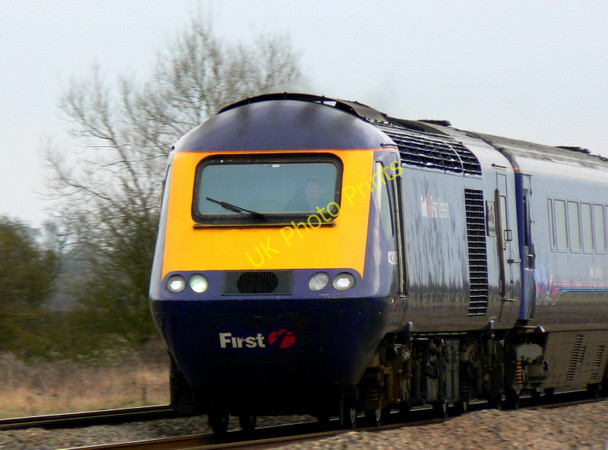 Photo 6"x4" HST 125 (High Speed Train) going west near Shrivenham Bourton\/SU2387 c2011