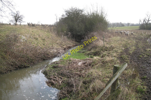 Photo 6"x4" Brook above Brook House Farm Kemps Green c2011