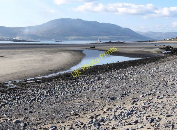 Photo 6"x4" Water channels on Greencastle beach Greencastle\/J2411 c2011
