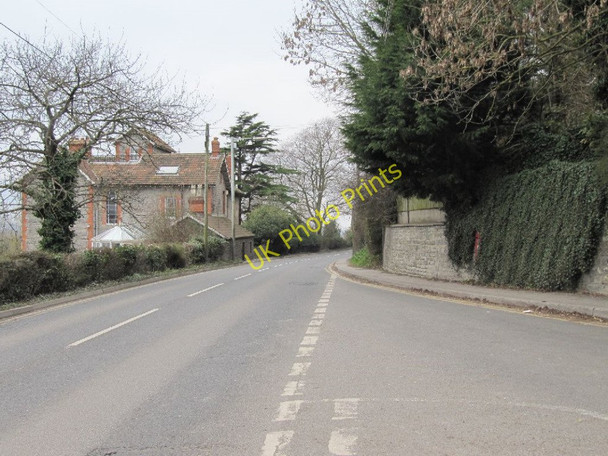 Photo 6"x4" Postbox across the junction Glastonbury c2011