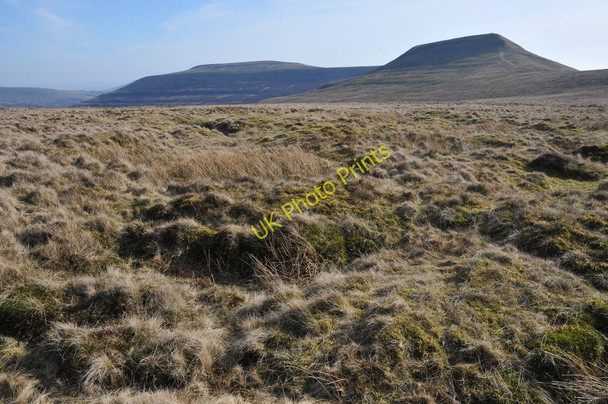 Photo 6"x4" View to Pen Allt-mawr and Pen Cerrig-calch Cwmrhos c2011