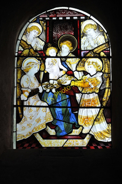 Photo 6"x4" East window, St Mary's church, Kempley Much Marcle c2011