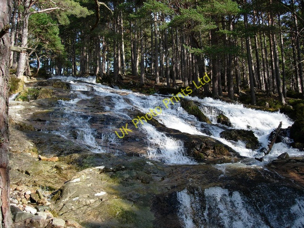 Photo 6"x4" Waterslide on the Allt Fhearnagan Tolvah c2005