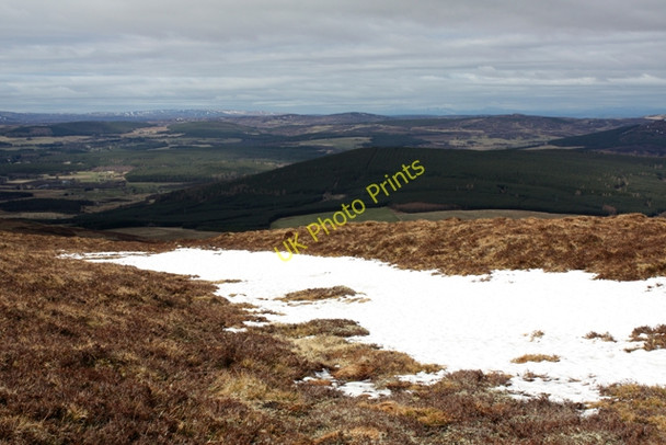 Photo 6"x4" An old path on the Cromdale Hills Hills of Cromdale c2011