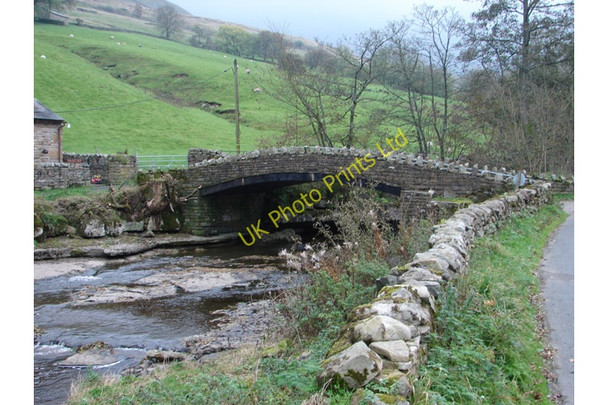 Photo 6"x4" Cow Dub Bridge Lea Yeat c2006
