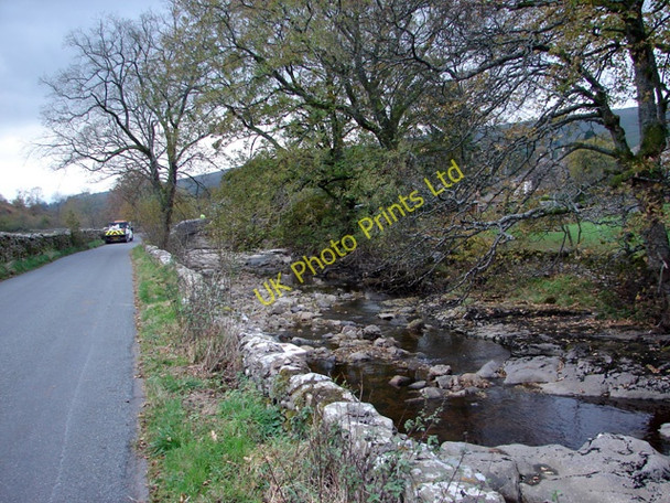 Photo 6"x4" Lane at Cow Gill beside the River Dee. Lea Yeat c2006