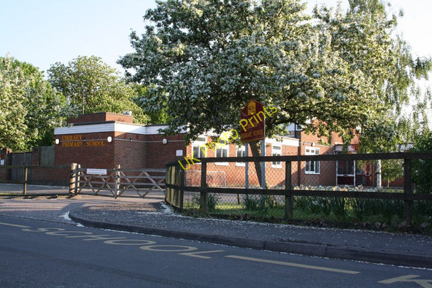 Photo 6"x4" Cherry tree in bloom at Cholsey Primary School Cholsey c2011