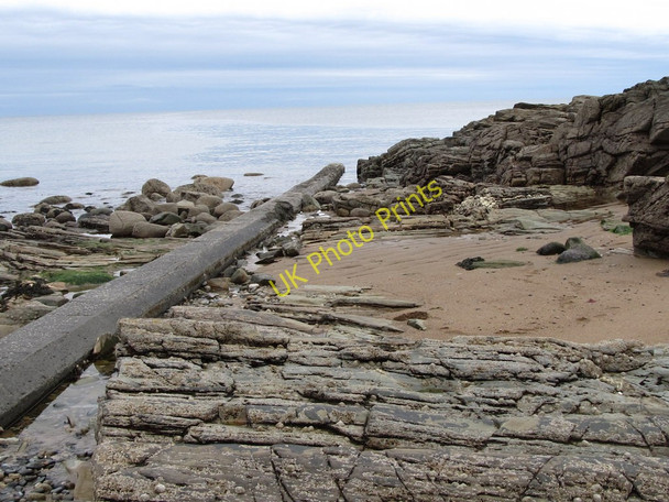 Photo 6"x4" Sewage discharge pipe on the north side of Black Rock Ballymartin c2011