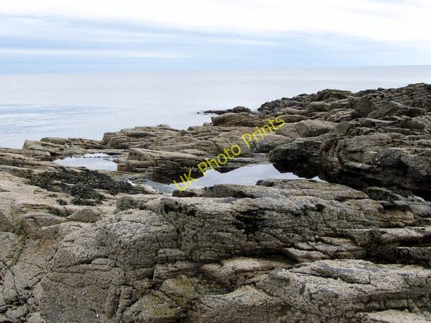 Photo 6"x4" Rock pools on Black Rock Ballymartin c2011