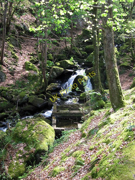 Photo 6"x4" Waterfall in the Afon Arthog Arthog c2011