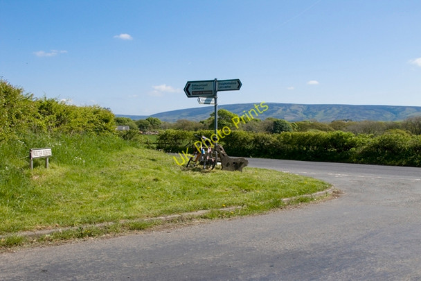 Photo 6"x4" Junction of Procter Moss Road and the Dolphinholme road Ortner c2011
