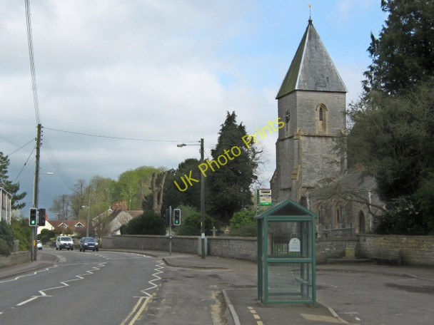 Photo 6"x4" Bus stop and Holy Trinity church, Walton Street\/ST4836 c2011