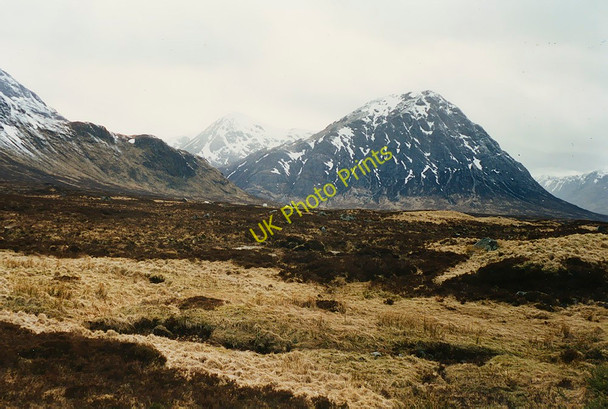 Photo 6"x4" Rannoch Moor east of Blackrock Cottage Allt Maol Ruainidh c1995