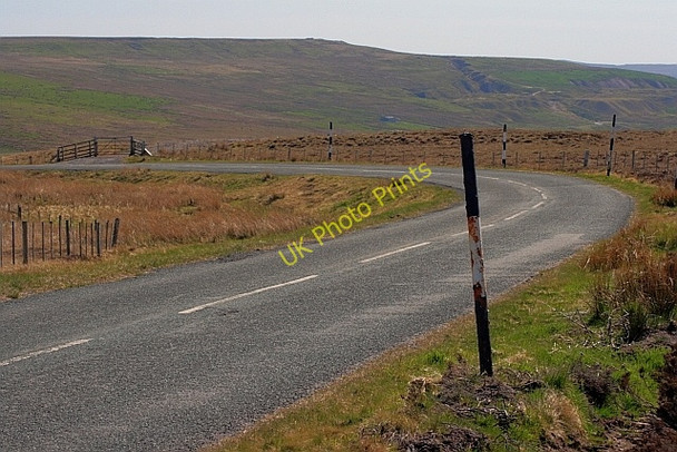 Photo 6"x4" Bend in Road, Rookhope Head Allenheads c2011