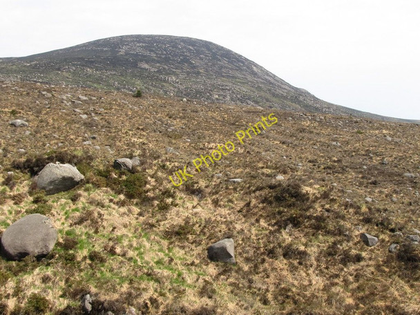 Photo 6"x4" Moorland below Rocky Mountain Annalong c2011