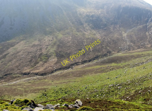 Photo 6"x4" The Glen River Valley from the lip of the Pot of Pulgarve Newcastle\/J3732 c2011