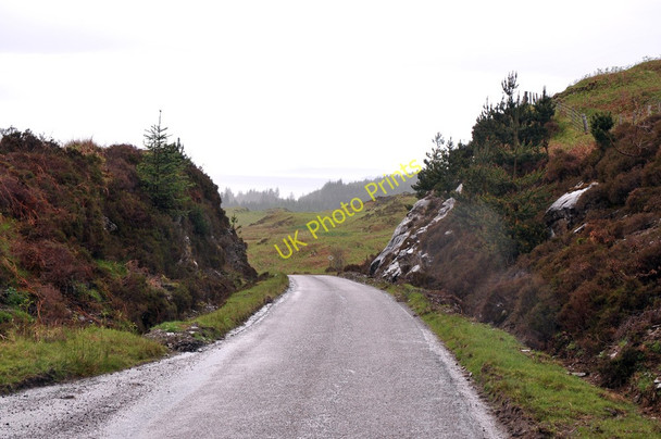 Photo 6"x4" Cutting on the road to Arnisdale Eilanreach c2011