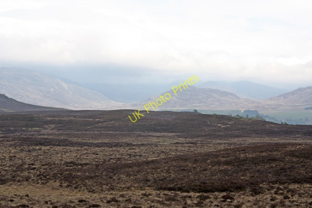 Photo 6"x4" Moorland east of Creag na Doire Duibhe Catlodge c2011