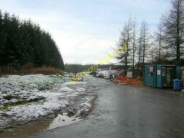 Photo 6"x4" Entrance to Whitelee Wind Farm Construction Site Laigh Carnduff c2006
