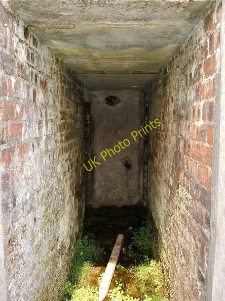Photo 6"x4" Starfish Decoy control bunker: entrance passage Dumbarton c2011