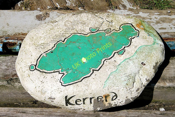 Photo 6"x4" A 'Kerrera' stone Pulpit Hill\/NM8529 c2011