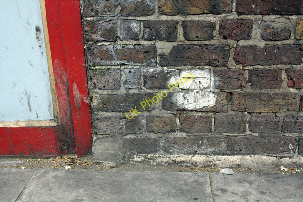 Photo 6"x4" Benchmark on the western parapet of Harrow Road bridge over the Grand Union Canal Paddington\/TQ2681 c2011