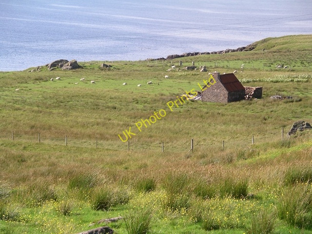 Photo 6"x4" Ruined Croft, Red Point Redpoint c2005