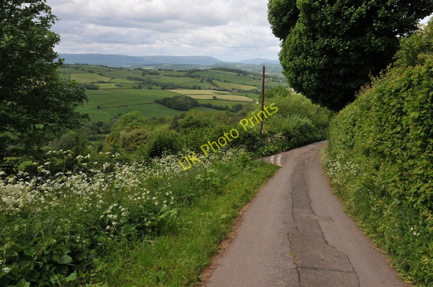 Photo 6"x4" Steep hill at Gaer-fawr Gaer-fawr c2011