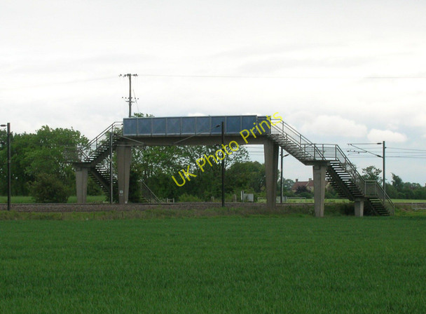 Photo 6"x4" Footbridge over railway Nun Appleton c2011