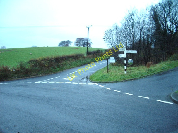 Photo 6"x4" Cross roads at Moss Knowe Faugh\/NY5055 c2006